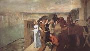 Edgar Degas Semiramis Building Babylon (mk06) china oil painting reproduction